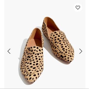 Madewell Frances Skimmer Loafer dotted calf hair